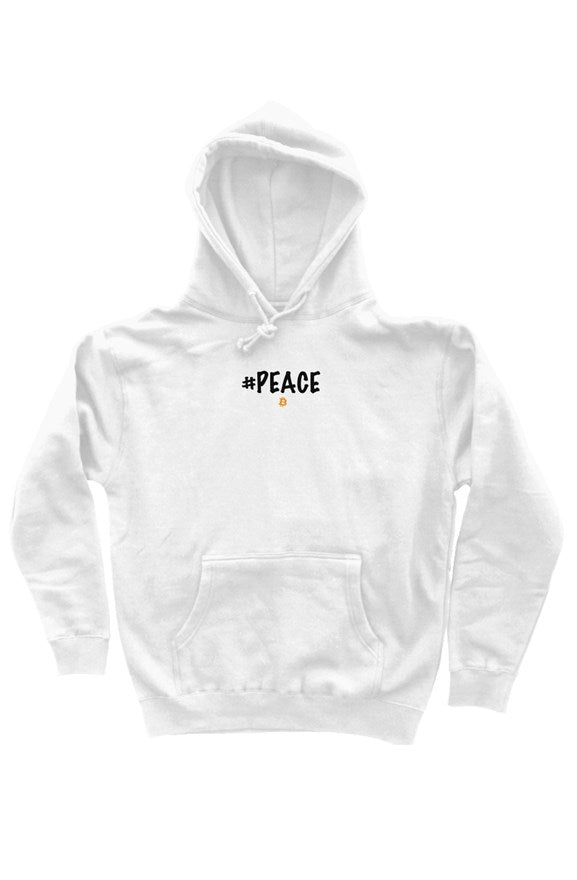 Bitcoin Peace Series Pullover (White)