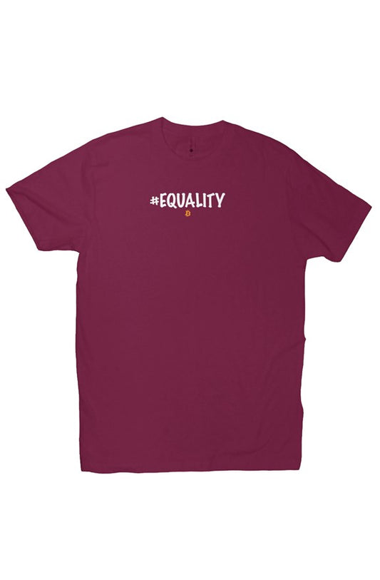 Bitcoin Equality Series Tee (Maroon)