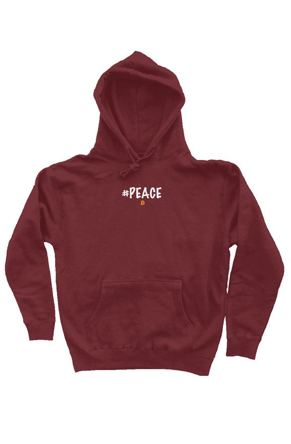 Bitcoin Peace Series Pullover (Maroon)